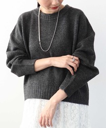 Three Four Time | クルーネックショートプルオーバー(ニット/セーター)