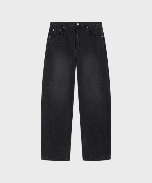 LEIRE（ルアール）の「エブリデイカーブドパンツ [ミッドブラック]（デニムパンツ・メンズ・その他・MEDIUM/LARGE/X-LARGE）」の2枚目の写真