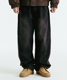 DOUBLE JD（ダブルジェイディー）の「サイドバルーン切り替えデニムパンツ（ブラック）（デニムパンツ）」