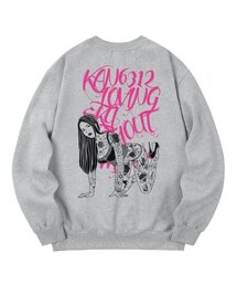 KAN6312（カン6312）の「KMG0011 チカノガールズ 裏起毛 スウェット - グレー（スウェット）」