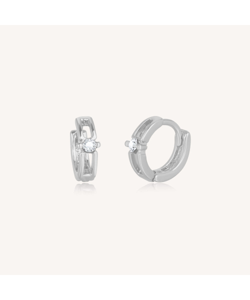 DIEUAMOUR(ディユーアモール)の「デイリングワンタッチピアス(ピアス(両耳用)・レディース・イエローゴールド/ホワイトゴールド・FREE)」の3枚目の写真