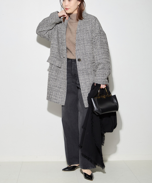 GIOLICAコクーンコート（ノーカラーコート）｜journal standard L