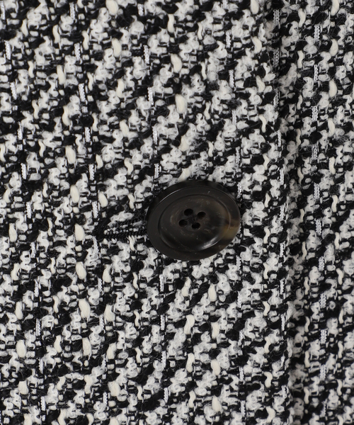 journal standard L'essage（ジャーナルスタンダードレサージュ）の「GIOLICAコクーンコート（ノーカラーコート・レディース・ブラック×ブラック・38）」の17枚目の写真