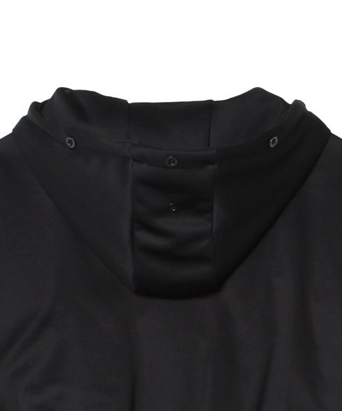 tinkerend(ティンカーエンド)の「Fur Short Hoodie / ショート丈ファーフーディー 裏起毛(パーカー・レディース・ブラック/グレー・FREE)」の22枚目の写真