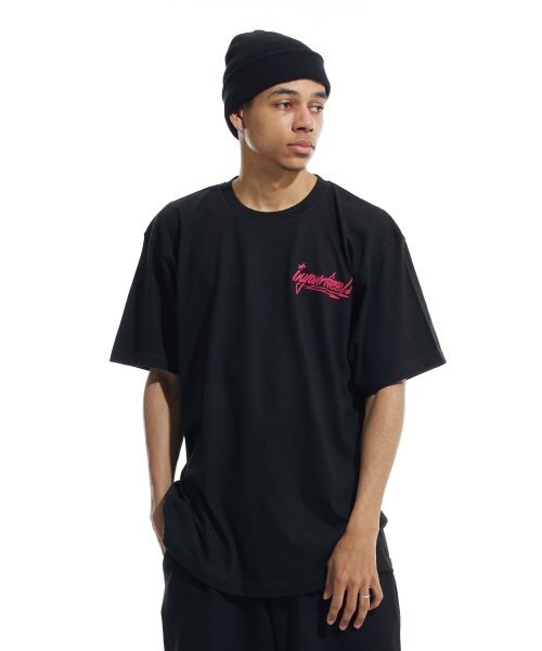 CREAM SODA LAB(クリームソーダラボ)の「バスケットボールレッスン.1 半袖Tシャツ ブラック ピンク(Tシャツ/カットソー・レディース・その他・LARGE/MEDIUM/X-LARGE/XX-LARGE)」の3枚目の写真