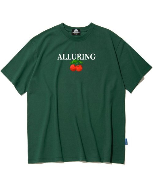 TRIPSHION(トリップション)の「ALLURIG チェリーグラフィックTシャツ - グリーン(Tシャツ/カットソー・メンズ・その他・LARGE/MEDIUM/X-LARGE)」の1枚目の写真