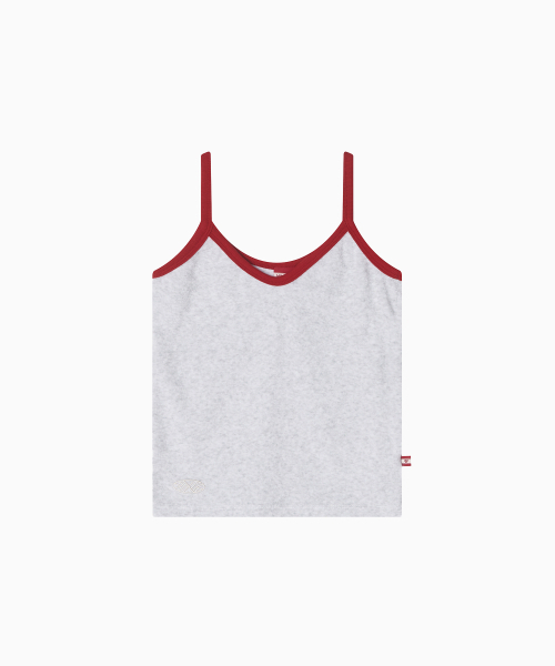 MENASOO(ミナス)の「Terry Color Binding Sleeveless_White Melange(Tシャツ/カットソー・レディース・ミックスグレー・1/2)」の10枚目の写真