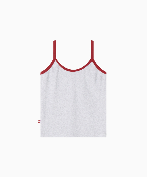 MENASOO(ミナス)の「Terry Color Binding Sleeveless_White Melange(Tシャツ/カットソー・レディース・ミックスグレー・1/2)」の11枚目の写真