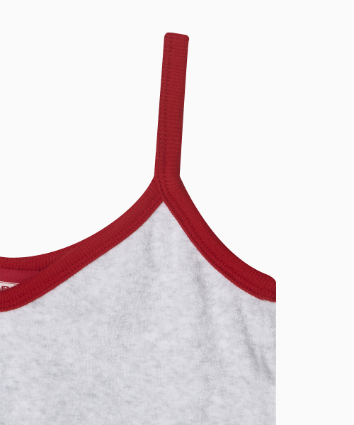 MENASOO(ミナス)の「Terry Color Binding Sleeveless_White Melange(Tシャツ/カットソー・レディース・ミックスグレー・1/2)」の13枚目の写真