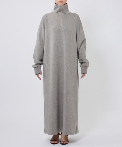 セール】BARNYARDSTORM / 裏起毛ハーフZIPワンピース / マシン