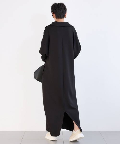 BARNYARDSTORM(バンヤードストーム)の「BARNYARDSTORM / 裏起毛ハーフZIPワンピース / マシンウォッシャブル【WEB限定カラー】(ワンピース・レディース・アイボリー/ブラック/グレー・FREE)」の14枚目の写真