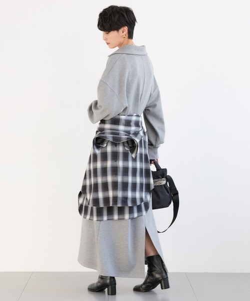 BARNYARDSTORM(バンヤードストーム)の「BARNYARDSTORM / 裏起毛ハーフZIPワンピース / マシンウォッシャブル【WEB限定カラー】(ワンピース・レディース・アイボリー/ブラック/グレー・FREE)」の21枚目の写真