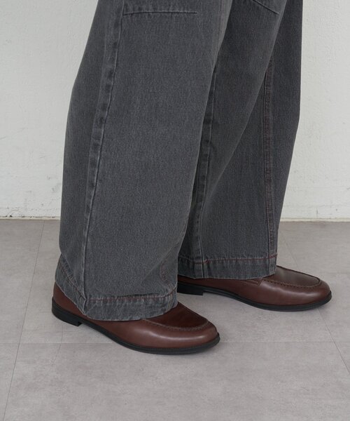 CIAOPANIC（チャオパニック）の「3Dカーブデニムパンツ（その他パンツ・メンズ・チャコールグレー/ベージュ・MEDIUM/LARGE）」の6枚目の写真