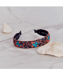 MAIA（マイア）の「Vine Rose Headband P-Orange（ヘアバンド）」