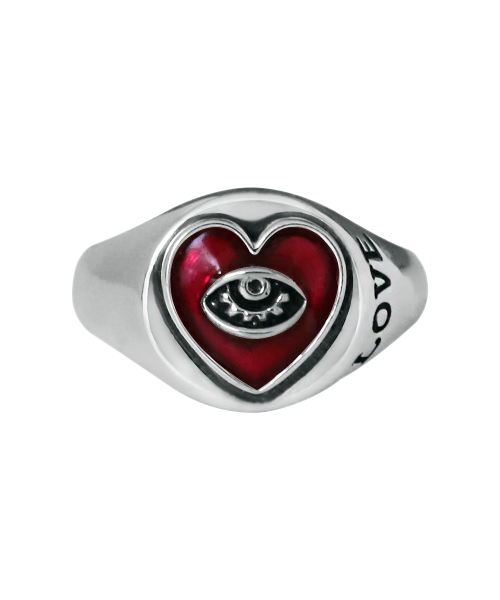 Love Heart Eye Ring