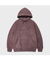 STAR APPLIQUE HOODIE (PIGMENT PINK)