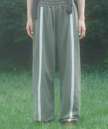 LACE PIGMENT PANTS (KHAKI)