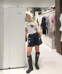 FORRR（フォルンルン）の「Ribbon Rainboots - Black（レインシューズ）」