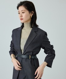 ROPE' | トリアセツイル シングルテーラードジャケット(デニムライク)/セットアップ対応(テーラードジャケット)