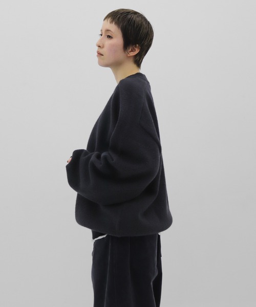 lit（リット）の「Design Seam Crew Knit（ニット/セーター・レディース・ベージュ/チャコールグレー/ブラック・FREE）」の21枚目の写真