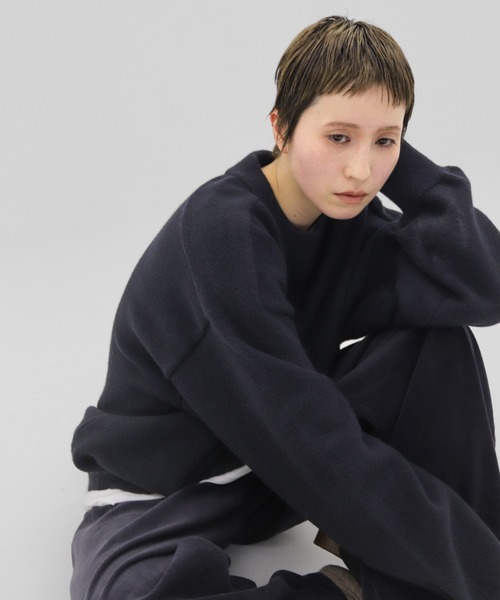 lit（リット）の「Design Seam Crew Knit（ニット/セーター・レディース・ベージュ/チャコールグレー/ブラック・FREE）」の18枚目の写真