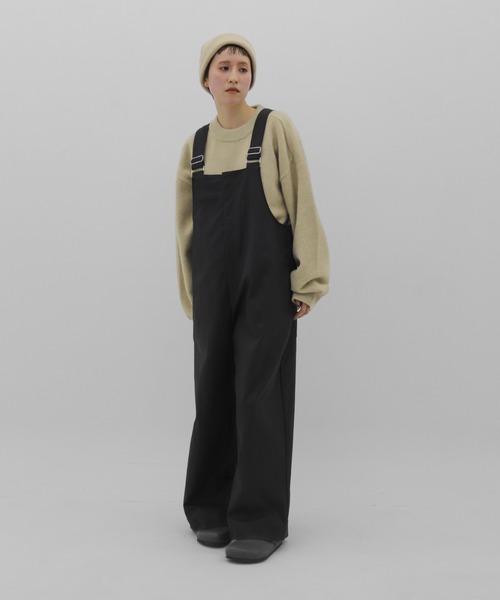 lit（リット）の「Design Seam Crew Knit（ニット/セーター・レディース・ベージュ/チャコールグレー/ブラック・FREE）」の5枚目の写真