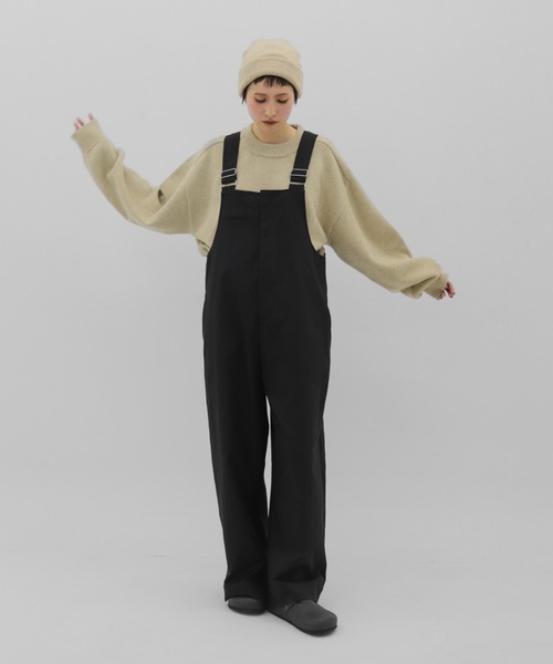 lit（リット）の「Design Seam Crew Knit（ニット/セーター・レディース・ベージュ/チャコールグレー/ブラック・FREE）」の6枚目の写真