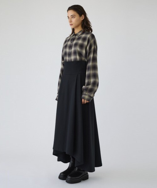 RIM.ARK（リムアーク）の「【RIM.ARK/リムアーク】Ruffle volume SK/ラッフルボリュームスカート（スカート・レディース・ブラック/ベージュ・38/36）」の13枚目の写真