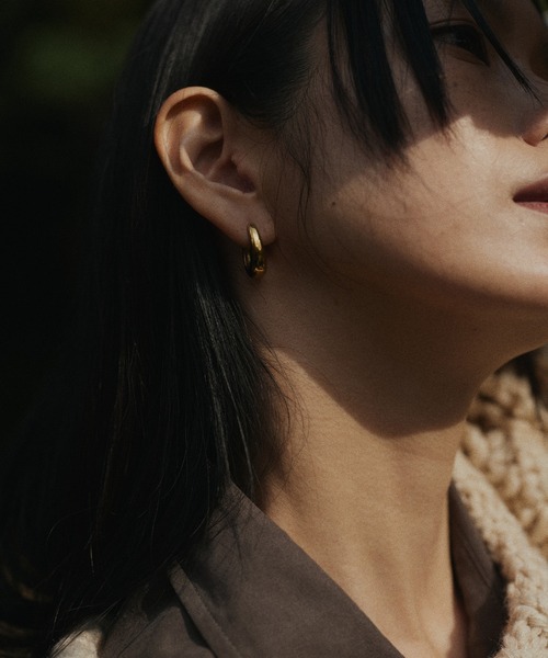 hellam（へラム）の「ボリュームドロップピアス（ピアス（両耳用）・レディース・シルバー/ゴールド・FREE）」の3枚目の写真