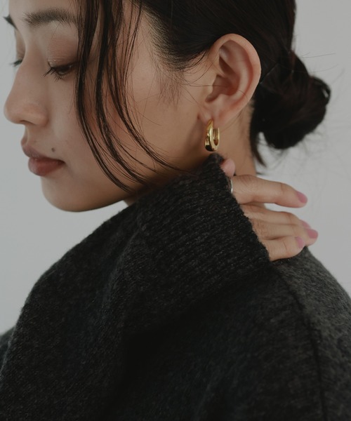 hellam（へラム）の「ボリュームドロップピアス（ピアス（両耳用）・レディース・シルバー/ゴールド・FREE）」の4枚目の写真