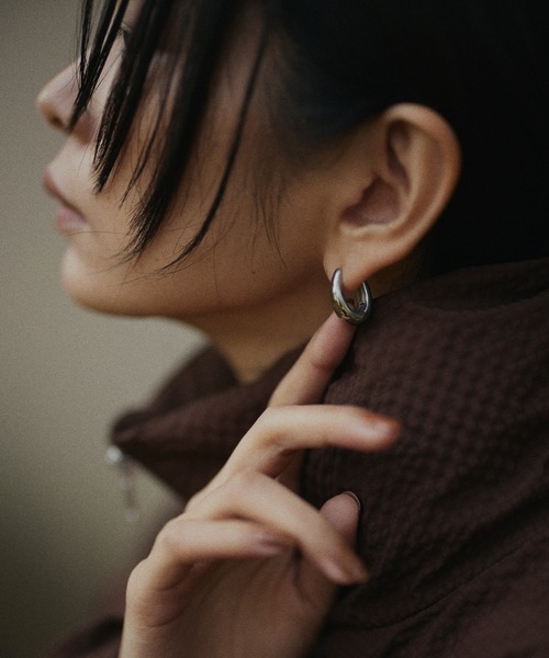 hellam（へラム）の「ボリュームドロップピアス（ピアス（両耳用）・レディース・シルバー/ゴールド・FREE）」の9枚目の写真