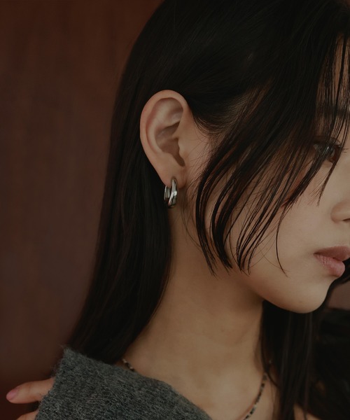 hellam（へラム）の「ボリュームドロップピアス（ピアス（両耳用）・レディース・シルバー/ゴールド・FREE）」の11枚目の写真