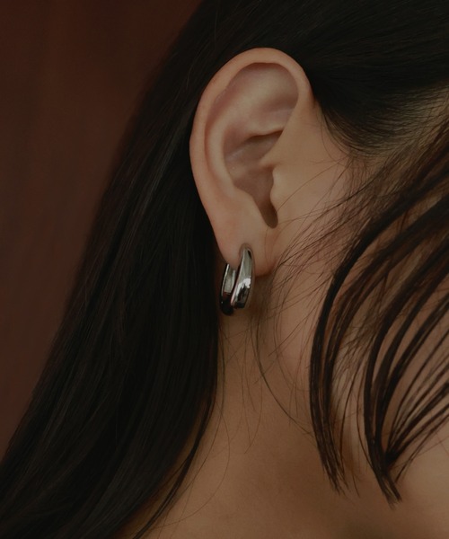 hellam（へラム）の「ボリュームドロップピアス（ピアス（両耳用）・レディース・シルバー/ゴールド・FREE）」の13枚目の写真