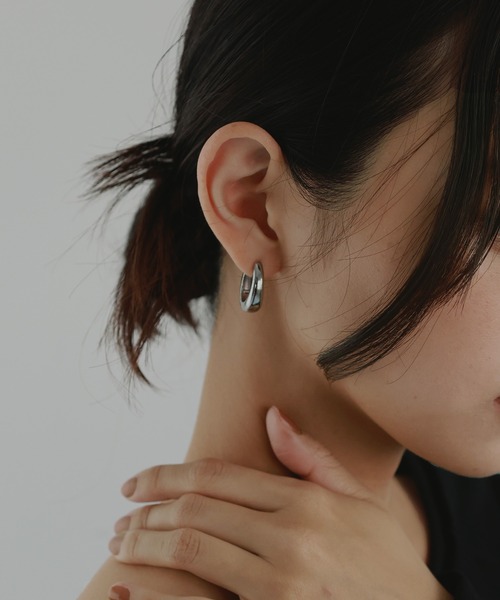 hellam（へラム）の「ボリュームドロップピアス（ピアス（両耳用）・レディース・シルバー/ゴールド・FREE）」の15枚目の写真