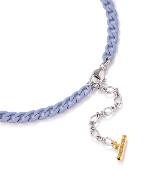 L.H.P（エルエイチピー）の「MIKSHIMAI/ミクシマイ/COLOR CHAIN 002（ネックレス・メンズ・ブラック/ブルー・F）」の4枚目の写真