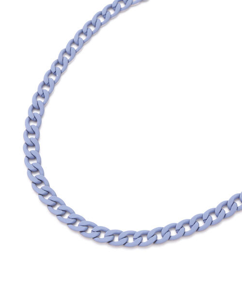 L.H.P（エルエイチピー）の「MIKSHIMAI/ミクシマイ/COLOR CHAIN 002（ネックレス・メンズ・ブラック/ブルー・F）」の3枚目の写真