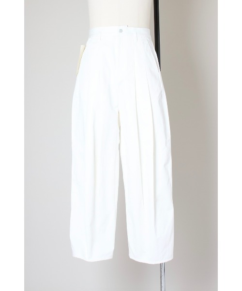 SHINYAKOZUKA(シンヤコヅカ)の「Hi,BAGGY(チノパンツ・メンズ・ホワイト・LARGE)」の4枚目の写真