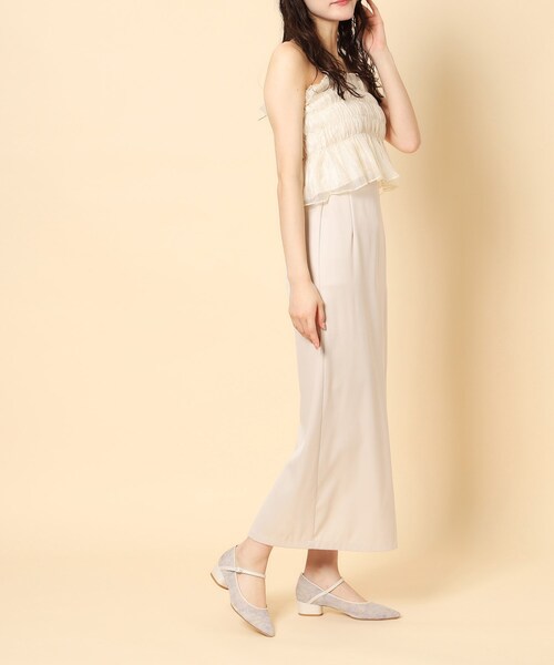 ESPERANZA(エスペランサ)の「甲ストラップシアーパンプス(パンプス・レディース・クリア/ブラック系8/ホワイト系9/ピンク系9・24.0cm/23.5cm/23.0cm/22.5cm/24.5cm)」の7枚目の写真