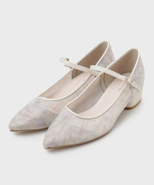 ESPERANZA(エスペランサ)の「甲ストラップシアーパンプス(パンプス・レディース・クリア/ブラック系8/ホワイト系9/ピンク系9・24.0cm/23.5cm/23.0cm/22.5cm/24.5cm)」の14枚目の写真