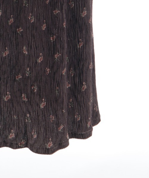 axes femme（アクシーズファム）の「花柄ベロアスカート（スカート・レディース・ブラック/ブラウン・FREE）」の7枚目の写真