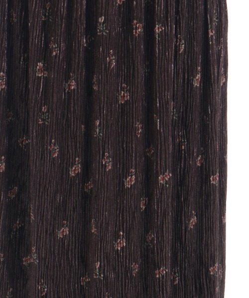 axes femme（アクシーズファム）の「花柄ベロアスカート（スカート・レディース・ブラック/ブラウン・FREE）」の9枚目の写真