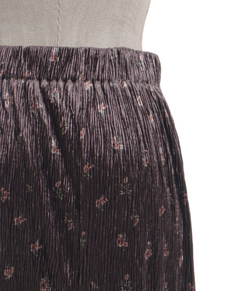 axes femme（アクシーズファム）の「花柄ベロアスカート（スカート・レディース・ブラック/ブラウン・FREE）」の10枚目の写真