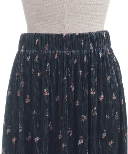 axes femme（アクシーズファム）の「花柄ベロアスカート（スカート・レディース・ブラック/ブラウン・FREE）」の16枚目の写真