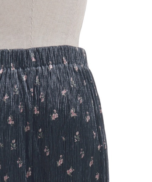 axes femme（アクシーズファム）の「花柄ベロアスカート（スカート・レディース・ブラック/ブラウン・FREE）」の17枚目の写真