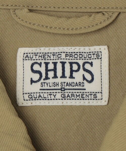 SHIPS(シップス)の「SHIPS: AUTHENTIC ナイロン カルゼ カバーオール(ナイロンジャケット・メンズ・ブルー/ベージュ/ナチュラル・LARGE/MEDIUM/SMALL)」の15枚目の写真