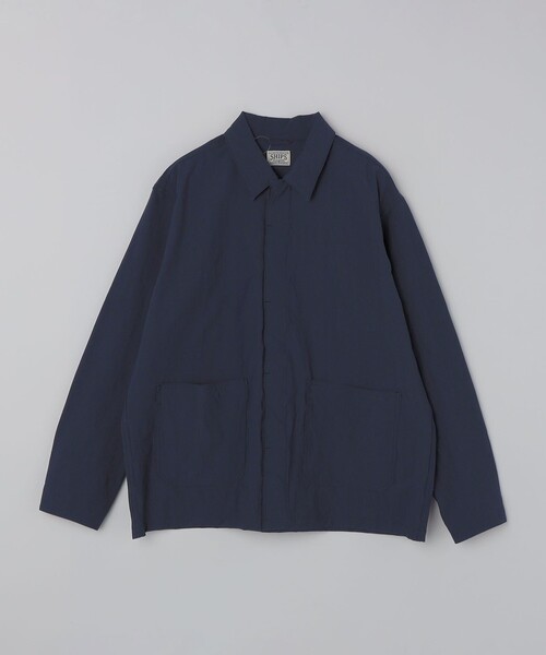 SHIPS(シップス)の「SHIPS: AUTHENTIC ナイロン カルゼ カバーオール(ナイロンジャケット・メンズ・ブルー/ベージュ/ナチュラル・LARGE/MEDIUM/SMALL)」の22枚目の写真