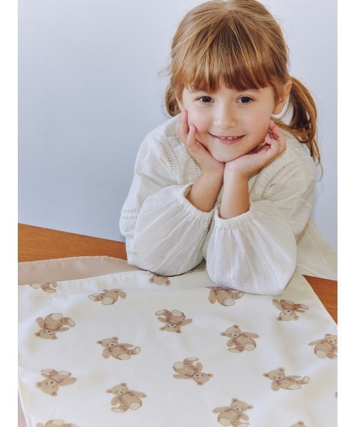 gelato pique（ジェラートピケ）の「【入園入学グッズ】【限定カラーあり】ランチクロス2枚セット（キッチンツール・レディース・オフホワイト/ブルー/ピンク/ベージュ・F）」の12枚目の写真