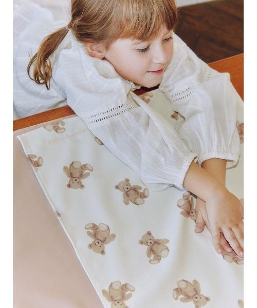 gelato pique（ジェラートピケ）の「【入園入学グッズ】【限定カラーあり】ランチクロス2枚セット（キッチンツール・レディース・オフホワイト/ブルー/ピンク/ベージュ・F）」の13枚目の写真