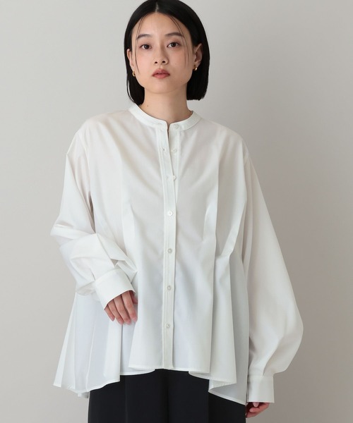 A part by（アパートバイ）の「フロントタックシャツ（Tシャツ/カットソー・レディース・ライトブルー/ライトイエロー/オフホワイト・FREE）」の2枚目の写真