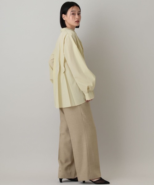 A part by（アパートバイ）の「フロントタックシャツ（Tシャツ/カットソー・レディース・ライトブルー/ライトイエロー/オフホワイト・FREE）」の11枚目の写真